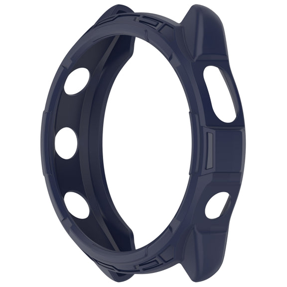 For Garmin Forerunner 965 Armor Hollow Watch Protective Case(Midnight Blue)