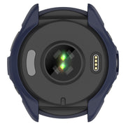 For Garmin Forerunner 965 Armor Hollow Watch Protective Case(Midnight Blue)