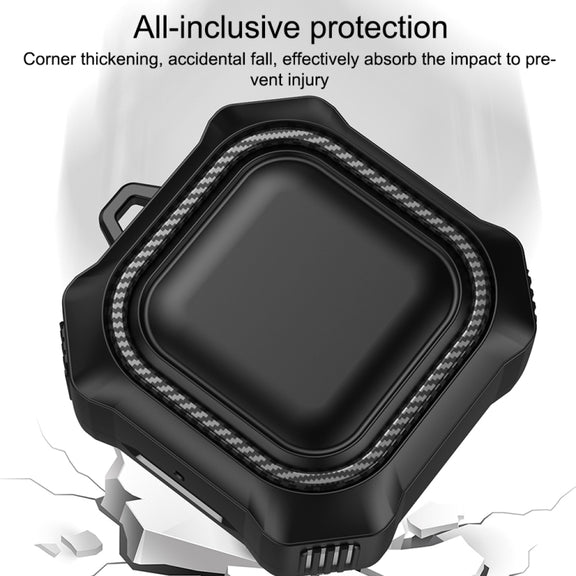 For Samsung Galaxy Live Pro Armor Earphone Protective Case(Black)