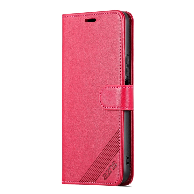 For Honor 70 Lite AZNS Sheepskin Texture Flip Leather Phone Case(Red) - free shipping - PMC Jewellery - Order now!