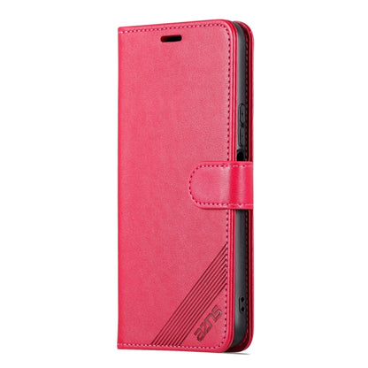 For Honor 70 Lite AZNS Sheepskin Texture Flip Leather Phone Case(Red) - free shipping - PMC Jewellery - Order now!