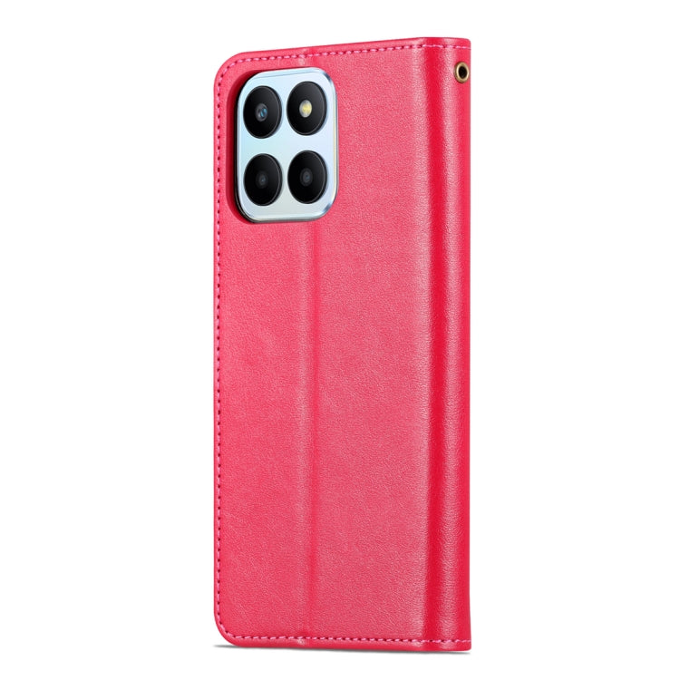 For Honor 70 Lite AZNS Sheepskin Texture Flip Leather Phone Case(Red) - free shipping - PMC Jewellery - Order now!