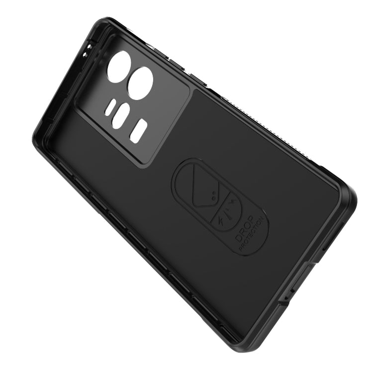 For vivo iQOO 11 Pro 5G Magic Shield TPU + Flannel Phone Case(Dark Green)