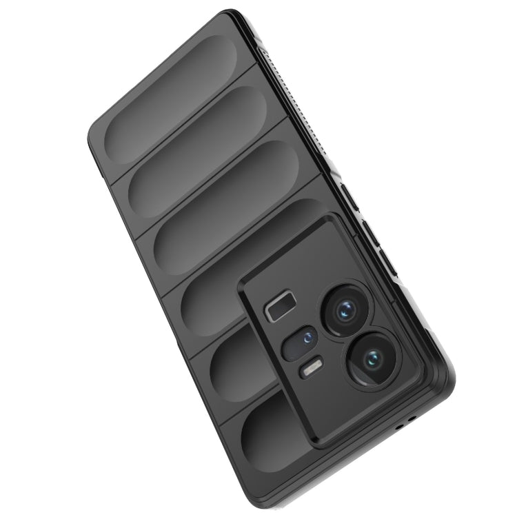 For vivo iQOO 11 Pro 5G Magic Shield TPU + Flannel Phone Case(Dark Green)