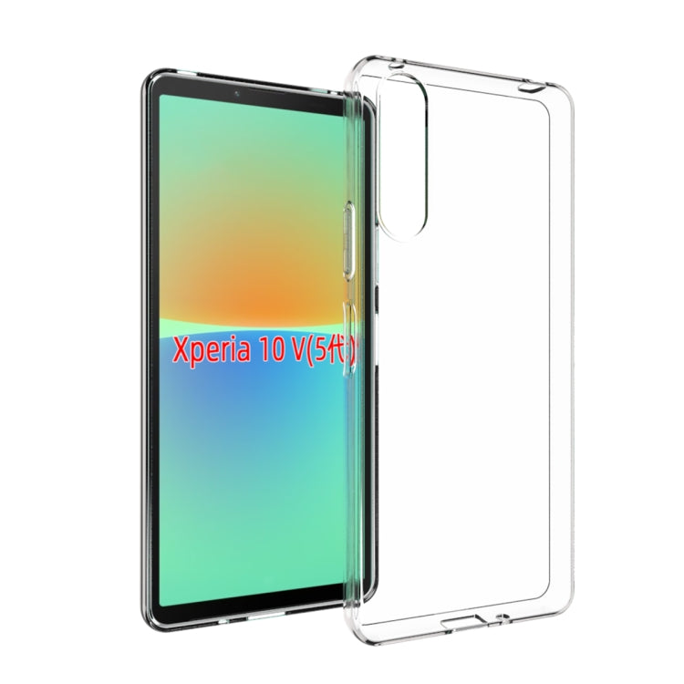 For Sony Xperia 10 V Waterproof Texture TPU Phone Case(Transparent) - free shipping - PMC TechLife - Order now!