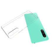 For Sony Xperia 10 V Water-resistant Texture TPU Phone Case(Transparent)