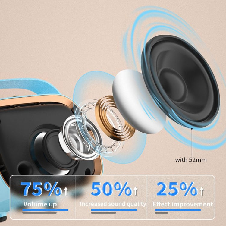 NewRixing NR138W Wireless Microphone TWS Handheld Noise Reduction Portable Smart Bluetooth Speaker(White) - Desktop Speaker by NewRixing | Online Shopping South Africa | PMC TechLife | Buy Now Pay Later Mobicred