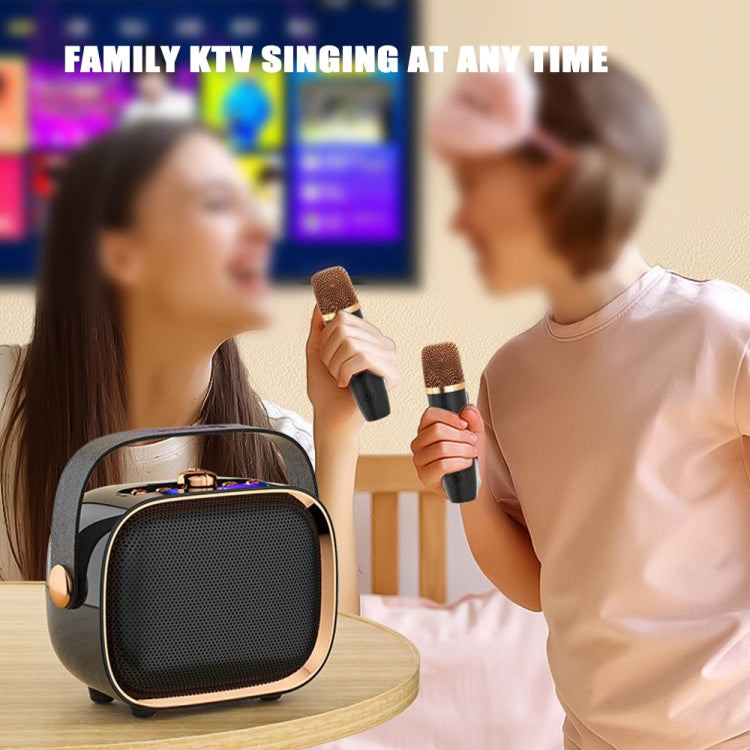 NewRixing NR138W Wireless Microphone TWS Handheld Noise Reduction Portable Smart Bluetooth Speaker(Black) - free shipping - PMC TechLife - Order now!