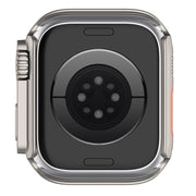 For Apple Watch Series 8 & 7 45mm Tempered Film + PC Integrated Watch Protective Case(Starlight Color)