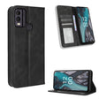 For Nokia C22 Magnetic Buckle Retro Texture Leather Phone Case(Black) - free shipping - PMC TechLife - Order now!