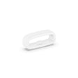 18mm 10pcs Universal Watch Band Fixed Silicone Ring Safety Buckle(White) -  by PMC TechLife | Online Shopping South Africa | PMC TechLife