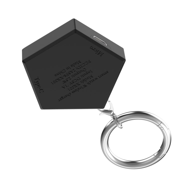 For Huawei Watch Ultimate Portable Universal Smart Watch Charger, Port:Micro-USB(Black)
