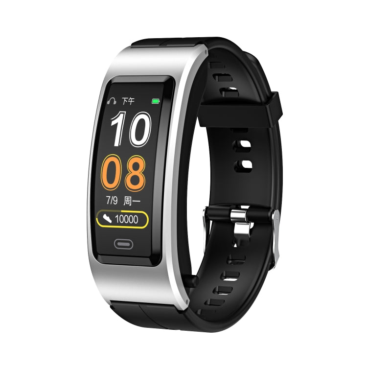 B7 Bluetooth Earphone Smart Bracelet, Support Sleep Monitoring / Blood Oxygen Monitoring / Heart Rate Monitoring(Silver + Black Silicone Strap) - free shipping - PMC TechLife - Order now!