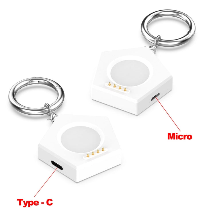 For OPPO Watch 3 / Watch 3 Pro Portable Universal Smart Watch Charger, Port:Micro-USB(Black)