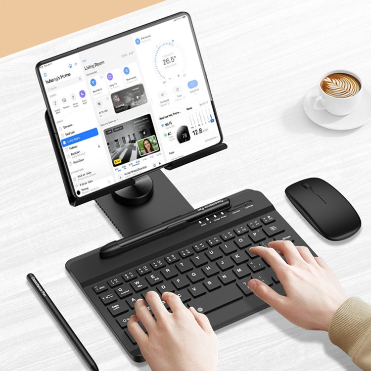 For Huawei Mate X3 GKK Magnetic Folding Keyboard Bracket Set, Keyboard + Holder + Pen + Mouse + Phone Case(Black) - Huawei Keyboard by GKK | Online Shopping South Africa | PMC Jewellery | Buy Now Pay Later Mobicred