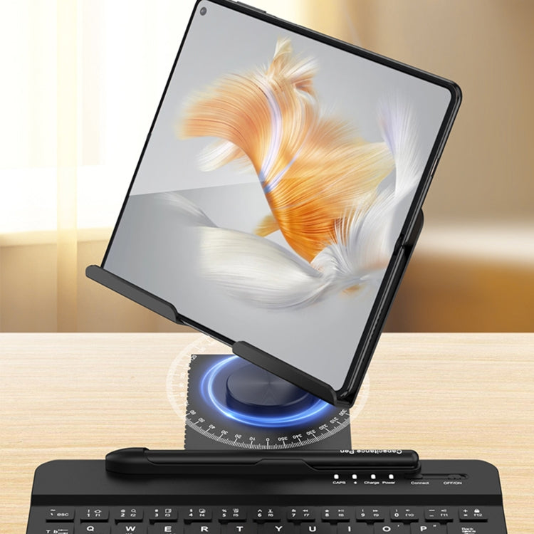 For Huawei Mate X3 GKK Magnetic Folding Keyboard Bracket Set, Keyboard + Holder + Pen + Mouse + Phone Case(Black) - Huawei Keyboard by GKK | Online Shopping South Africa | PMC Jewellery | Buy Now Pay Later Mobicred