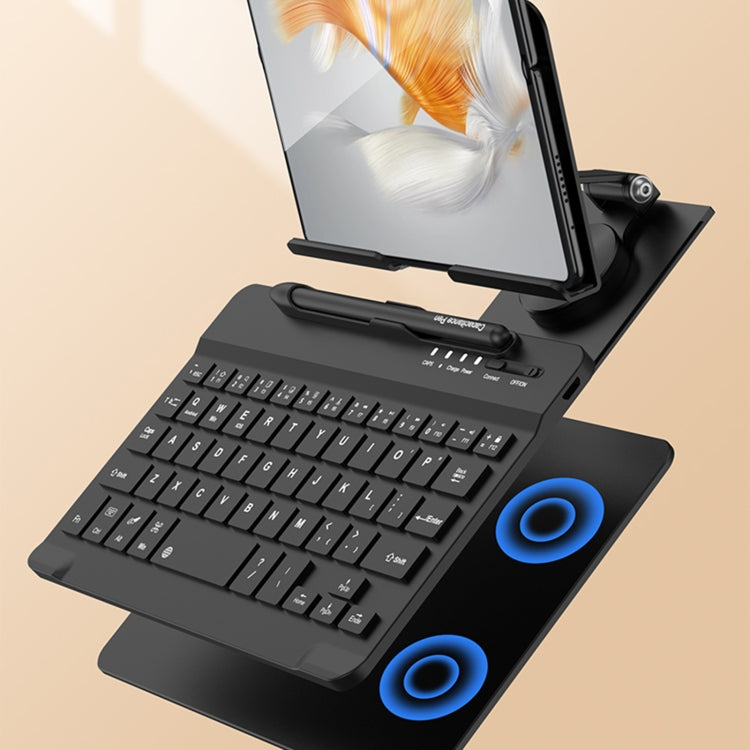 For Huawei Mate X3 GKK Magnetic Folding Keyboard Bracket Set, Keyboard + Holder + Pen + Mouse + Phone Case(Black) - Huawei Keyboard by GKK | Online Shopping South Africa | PMC TechLife | Buy Now Pay Later Mobicred
