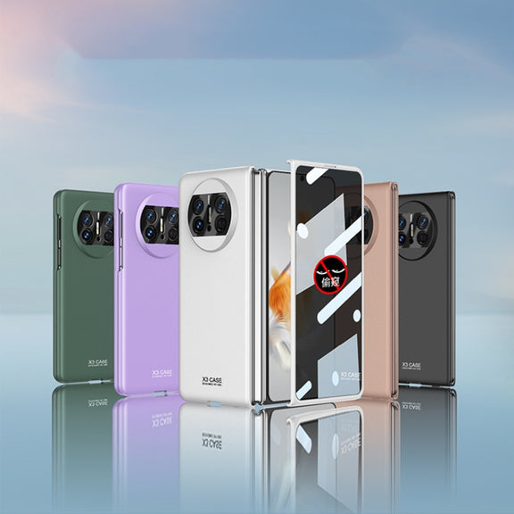 For Huawei Mate X3 GKK Peep-proof Integrated Ultra-thin Full Coverage Phone Flip Case(Green)