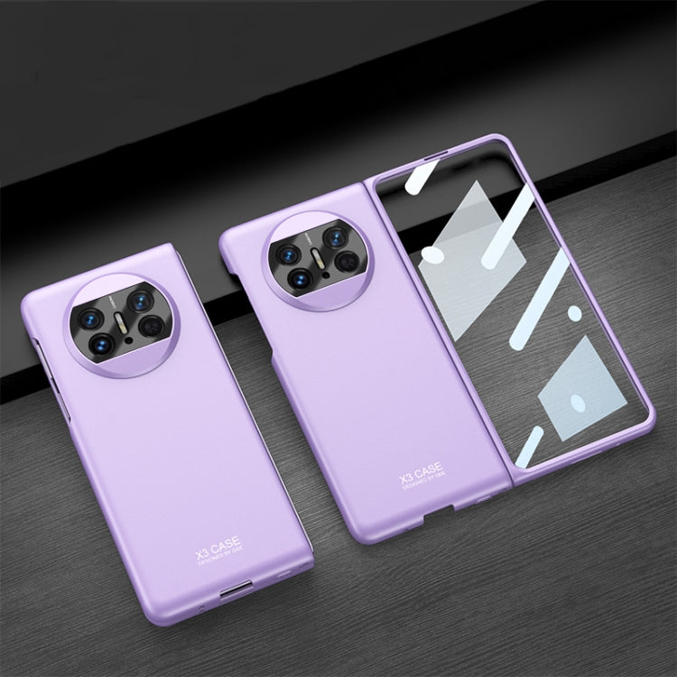 For Huawei Mate X3 GKK Integrated Ultra-thin Full Coverage Phone Flip Case(Purple) - Huawei Cases by GKK | Online Shopping South Africa | PMC TechLife | Buy Now Pay Later Mobicred