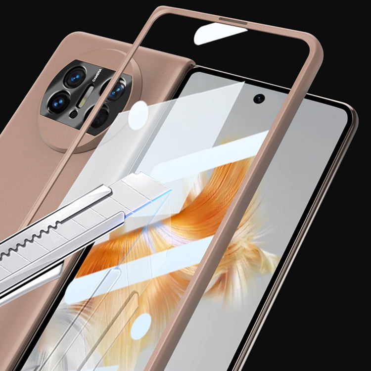 For Huawei Mate X3 GKK Integrated Ultra-thin Full Coverage Phone Flip Case(Gold)