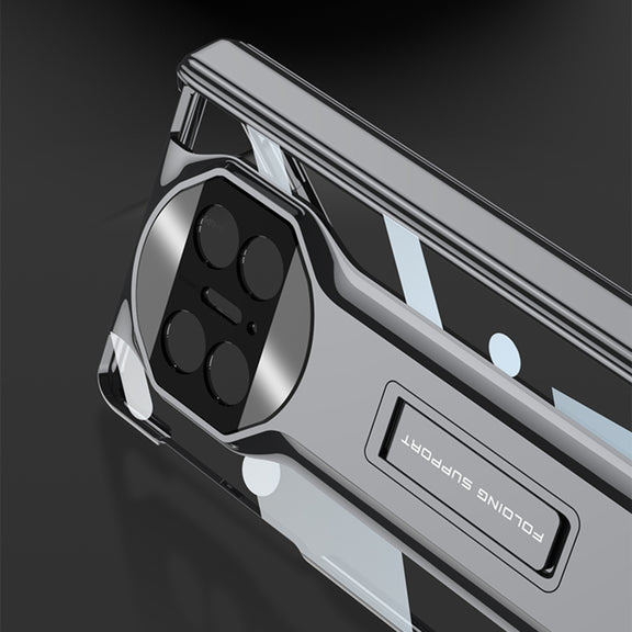 For Huawei Mate X3 GKK Integrated Magnetic Folding Supercar Phone Case(Black)
