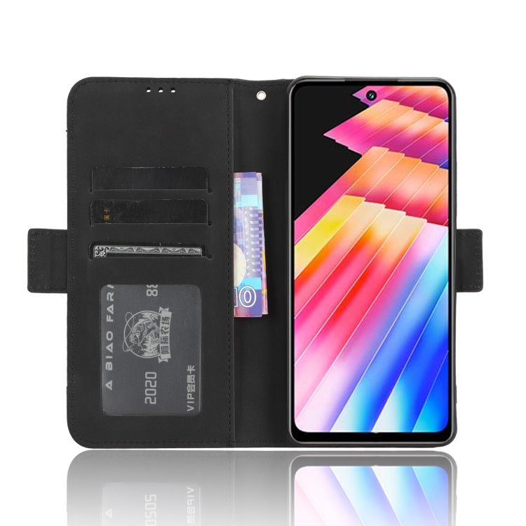 For Infinix Hot 30 4G X6831 Skin Feel Calf Texture Card Slots Leather Phone Case(Black) - free shipping - PMC Jewellery - Order now!
