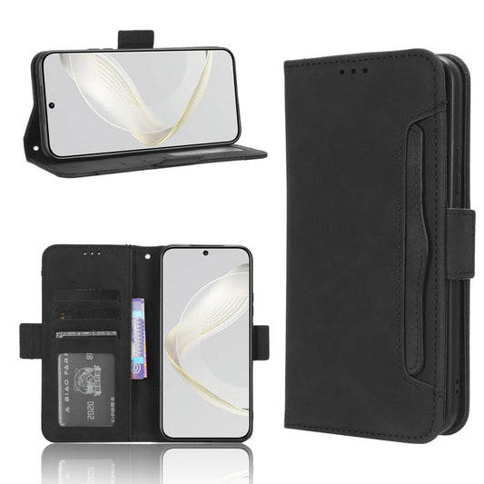 For Huawei nova 11 Skin Feel Calf Texture Card Slots Leather Phone Case(Black) - free shipping - PMC Jewellery - Order now!