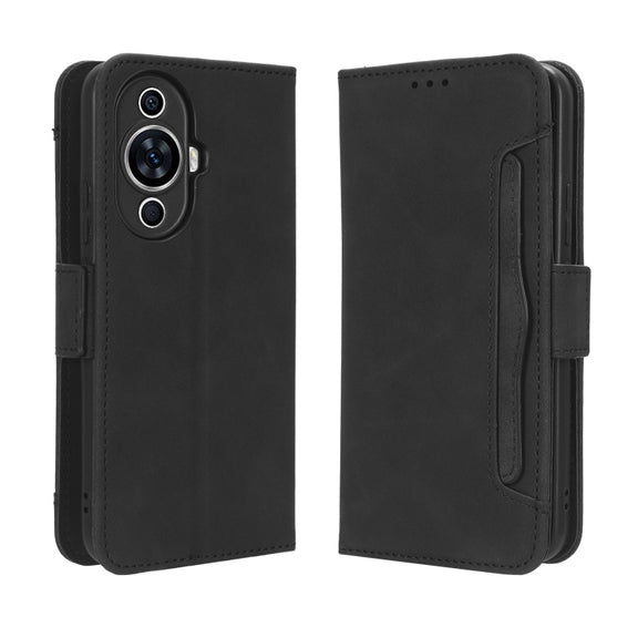 For Huawei nova 11 Skin Feel Calf Texture Card Slots Leather Phone Case(Black)