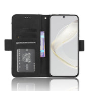 For Huawei nova 11 Skin Feel Calf Texture Card Slots Leather Phone Case(Black)