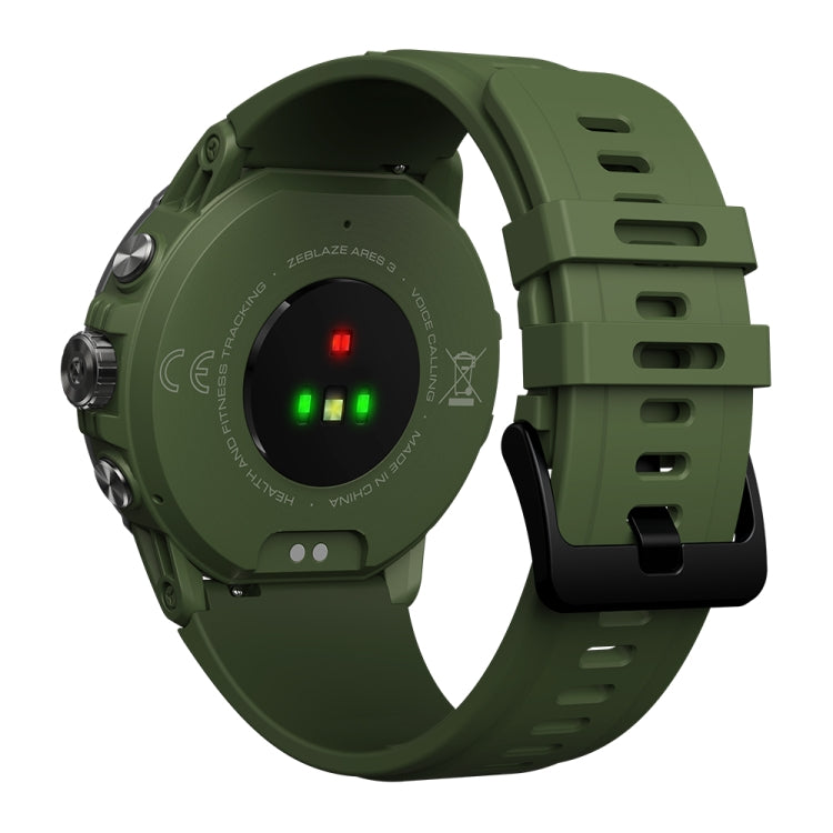 Zeblaze Ares 3 1.52 inch IPS Screen Smart Watch Supports Health Monitoring / Voice Calls(Wild Green) - free shipping - PMC Jewellery - Order now!