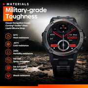 Zeblaze Ares 3 1.52 inch IPS Screen Smart Watch Supports Wellness Tracking / Voice Calls(Wild Green)