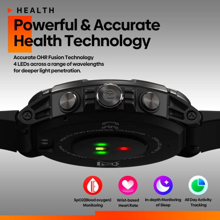 Zeblaze Ares 3 1.52 inch IPS Screen Smart Watch Supports Health Monitoring / Voice Calls(Steel Blue) - free shipping - PMC TechLife - Order now!
