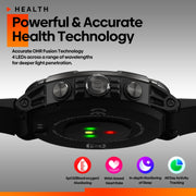 Zeblaze Ares 3 1.52 inch IPS Screen Smart Watch Supports Wellness Tracking / Voice Calls(Steel Blue)