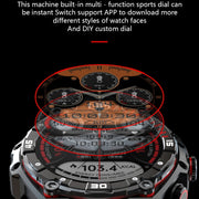 CT18 1.43 inch AMOLED Screen Smart Watch Supports Bluetooth Call/Blood Oxygen Detection(Orange)