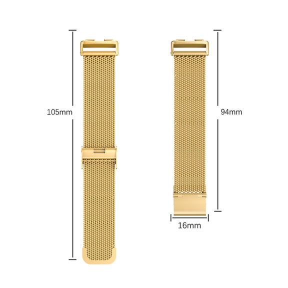 For Huawei Band 8 16mm Milan Stainless Steel Metal Mesh Watch Band(Silver)