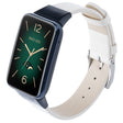 For Xiaomi Mi Band 7 Pro Leather Texture Replacement Watch Band(White) - Watch Bands by PMC TechLife | Online Shopping South Africa | PMC TechLife