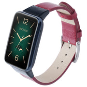 For Xiaomi Mi Band 7 Pro Leather Texture Replacement Watch Band(Red)