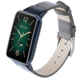 For Xiaomi Mi Band 7 Pro Leather Texture Replacement Watch Band(Army Green) -  by PMC TechLife | Online Shopping South Africa | PMC TechLife