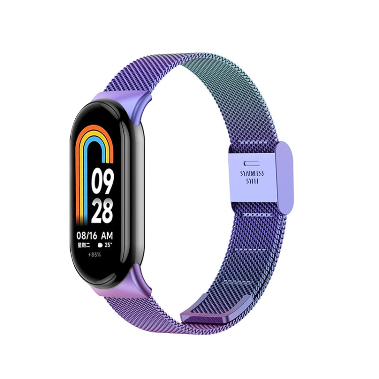 For Xiaomi Mi Band 8 Milanese Buckle Metal Watch Band(Colorful) -  by PMC TechLife | Online Shopping South Africa | PMC TechLife