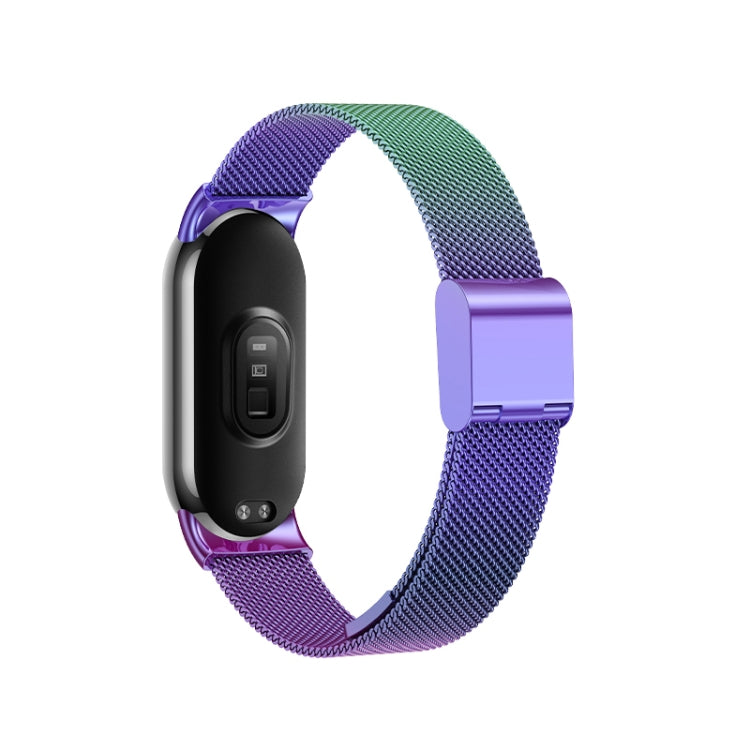 For Xiaomi Mi Band 8 Milanese Buckle Metal Watch Band(Colorful) -  by PMC TechLife | Online Shopping South Africa | PMC TechLife