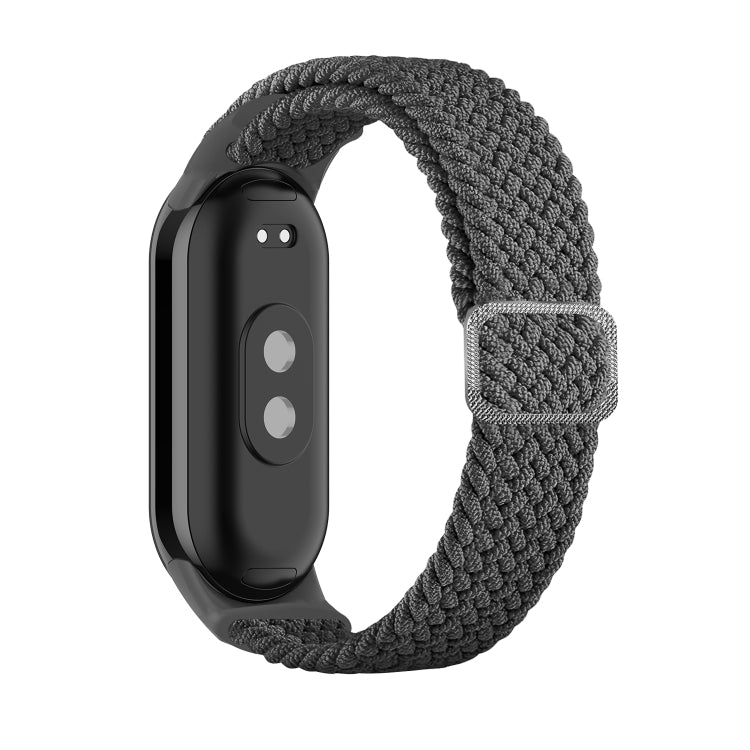 For Xiaomi Mi Band 8 Adjustable Nylon Braided Elasticity Watch Band(Grey) -  by PMC TechLife | Online Shopping South Africa | PMC TechLife