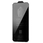 For iPhone 14 Pro WK WTP-067 King Kong Vacha 9D Curved Privacy Tempered Glass Film(Black)