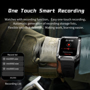 OVISEN T93 1.96 inch IPS Screen 2 in 1 Bluetooth Headset Smart Watch, Supports Blood Oxygen Monitoring/Bluetooth Music(Black)