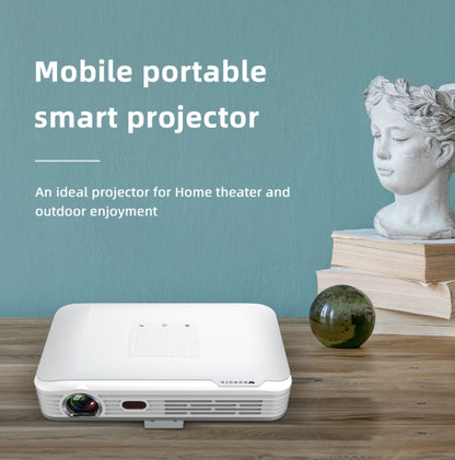 WOWOTO T9S TI DLP DMD 0.45 1280 x 800 4K 350ANSI RGB LED Smart Projector(UK Plug) - LED Projector by WOWOTO | Online Shopping South Africa | PMC Jewellery | Buy Now Pay Later Mobicred