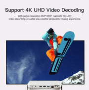 WOWOTO T9S TI DLP DMD 0.45 1280 x 800 4K 350ANSI RGB LED Smart Projector(US Plug)