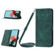For OnePlus Nord CE 3/Nord CE 3 Lite/Nord N30 Skin Feel Stripe Pattern Leather Phone Case with Lanyard(Green) - free shipping - PMC TechLife - Order now!