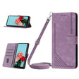 For OnePlus Nord CE 3/Nord CE 3 Lite/Nord N30 Skin Feel Stripe Pattern Leather Phone Case with Lanyard(Purple) - free shipping - PMC TechLife - Order now!