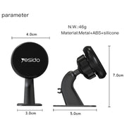 Yesido C91 Car Center Console Paste Magsafe Magnetic Phone Tablet Holder(Black)