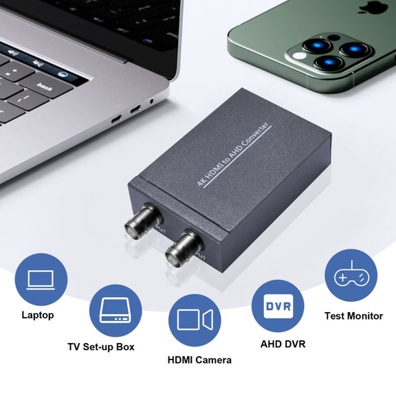 NK-C9 HDMI to AHD 1080P HD Video Converter(Grey)