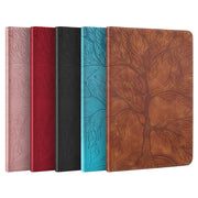 For Xiaomi Pad 6 / Pad 6 Pro Life Tree Series Horizontal Flip Leather Tablet Case(Rose Gold)